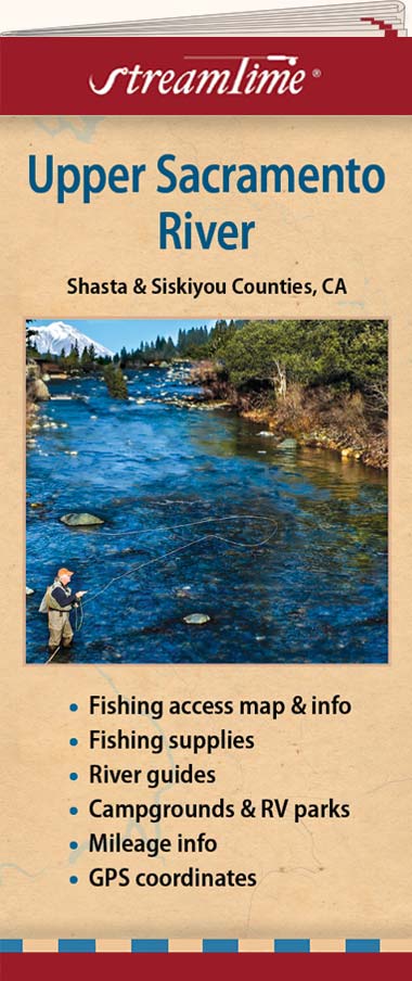 Sacramento River, Upper Fishing Map